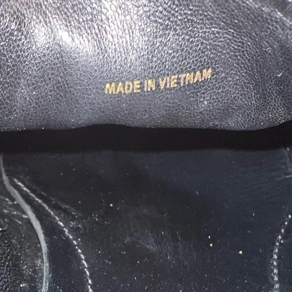 PRADA Linea Rossa Slip On Sneakers Black Nylon Slide On Size 37.5 Leather Trim - Picture 12 of 14